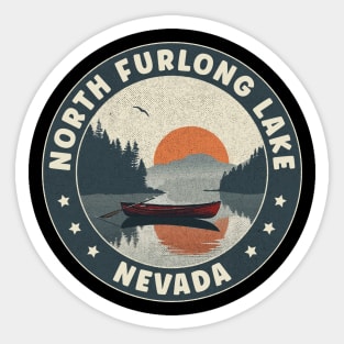 North Furlong Lake Nevada Sunset Sticker